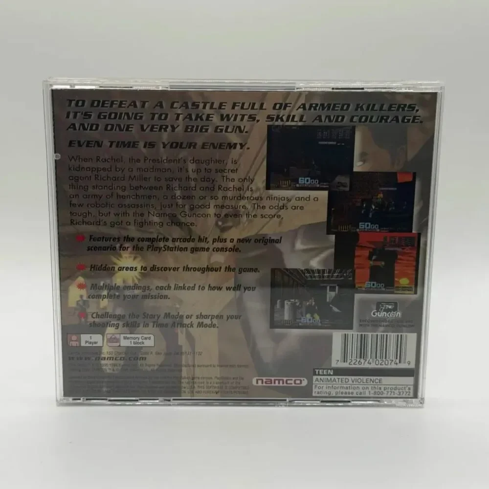 Time Crisis (Sony Playstation 1 PS1, 1997) CIB COMPLETE